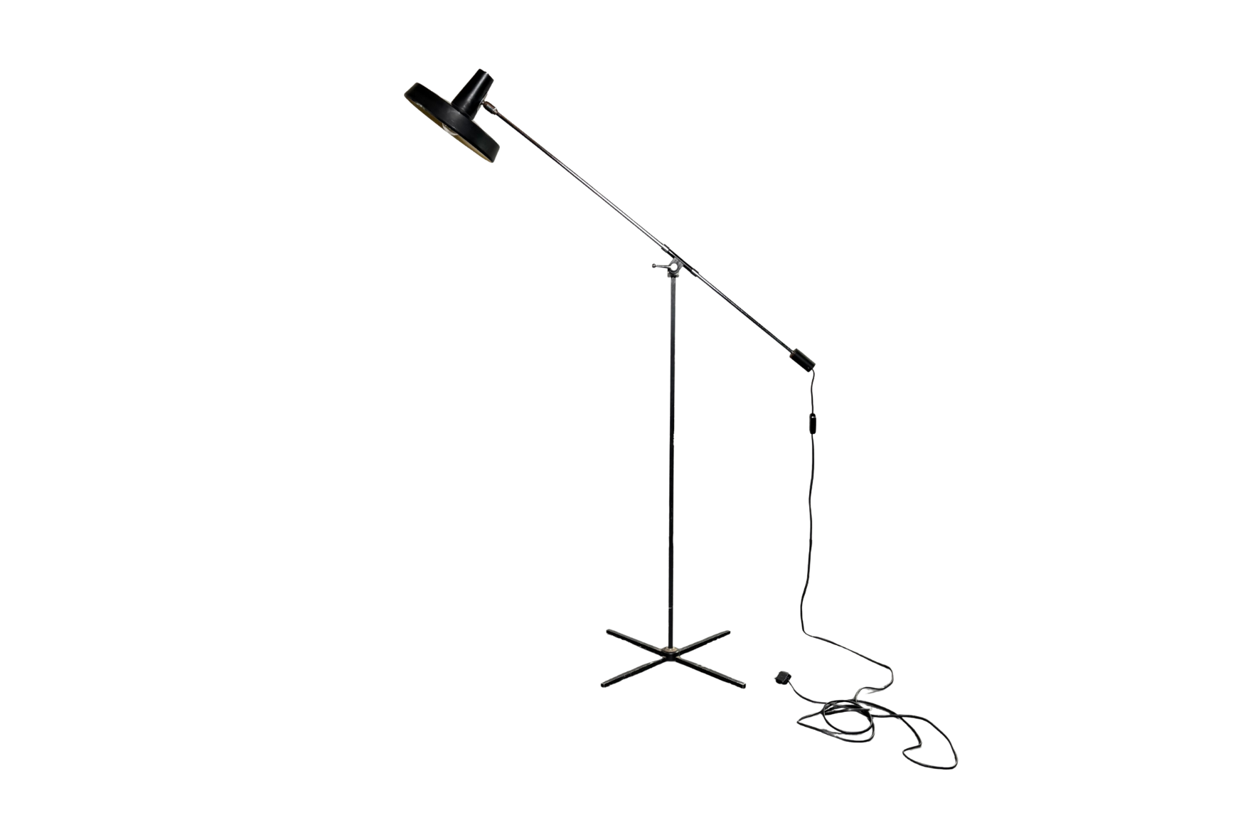 Lampadaire à contrepoids Mid Century Modern, par Boulanger, Belgique 1960