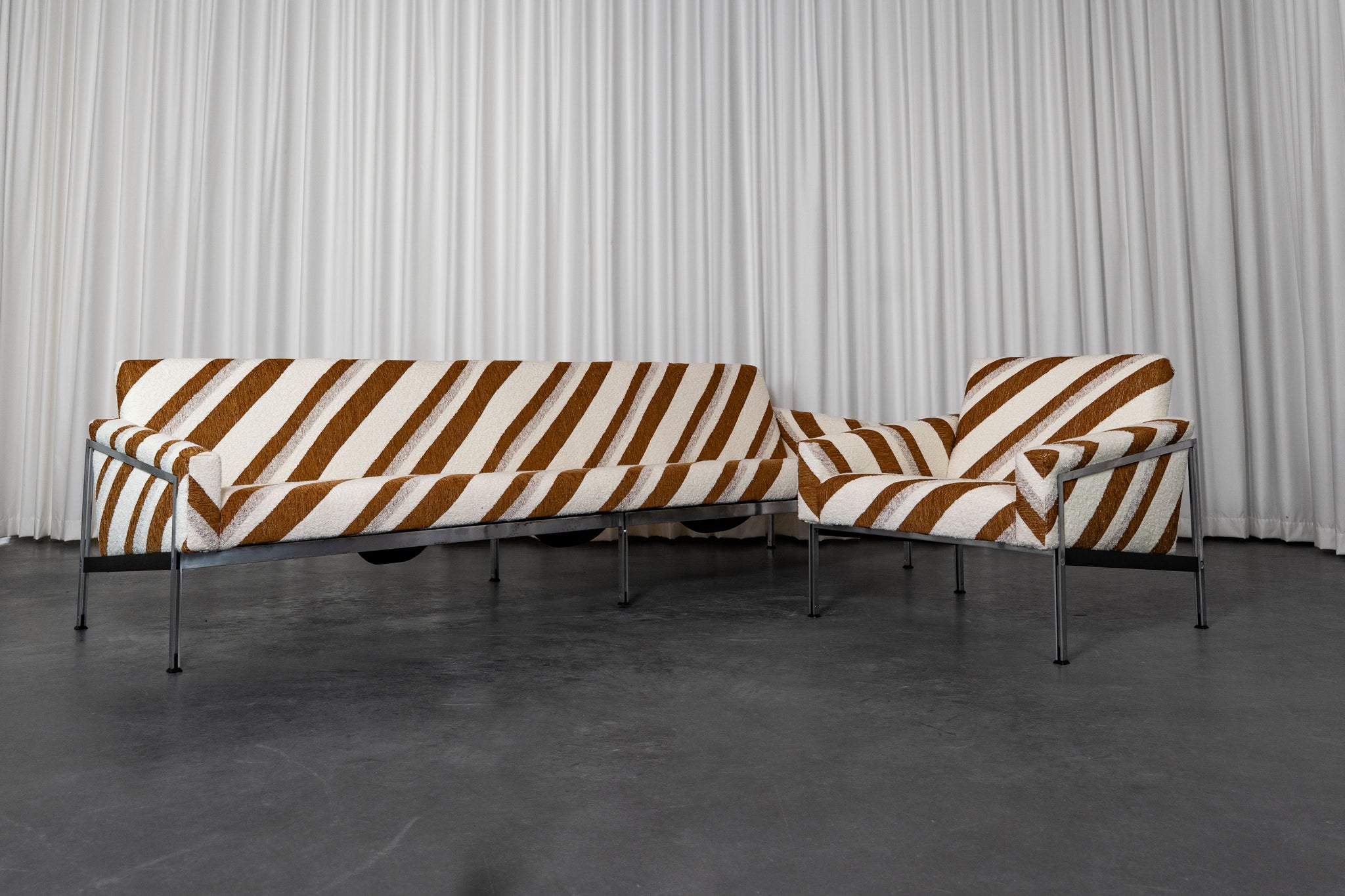 Canapé et fauteuil par Wolfgang Herren pour Lübke, Allemagne, 1960