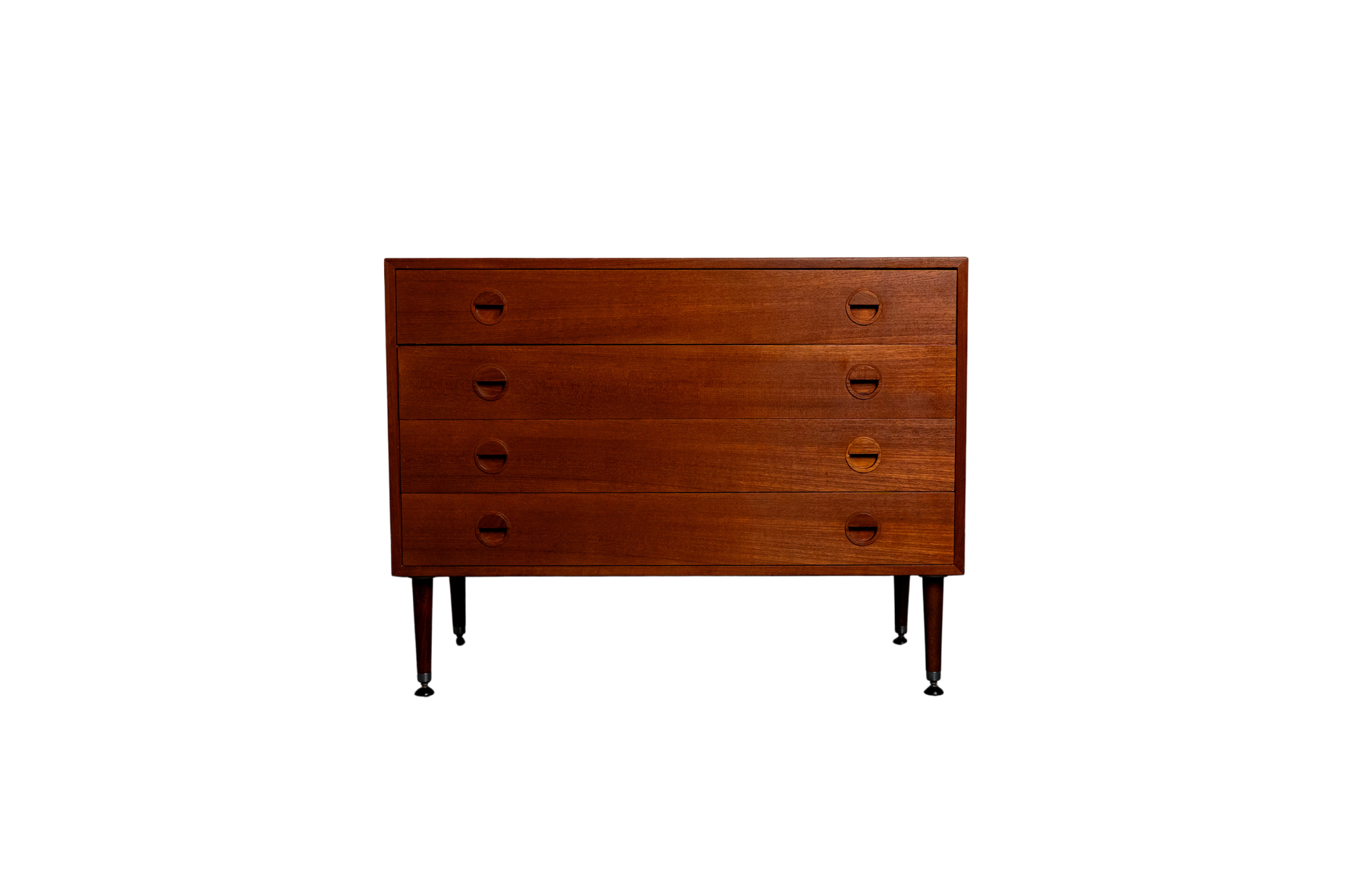 Commode en teck par Rud Thygesen et Johnny Sørensen pour HG Furniture, Danemark, 1960