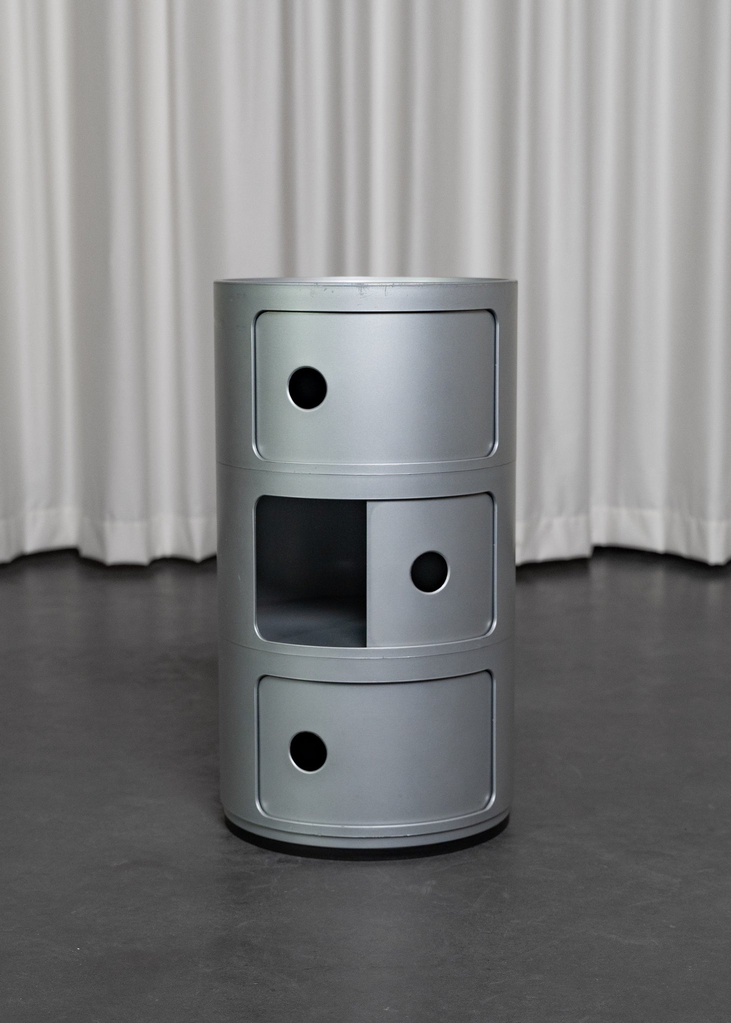 Componibili argenté par Anna Castelli Ferrieri pour Kartell, Italie, 1969