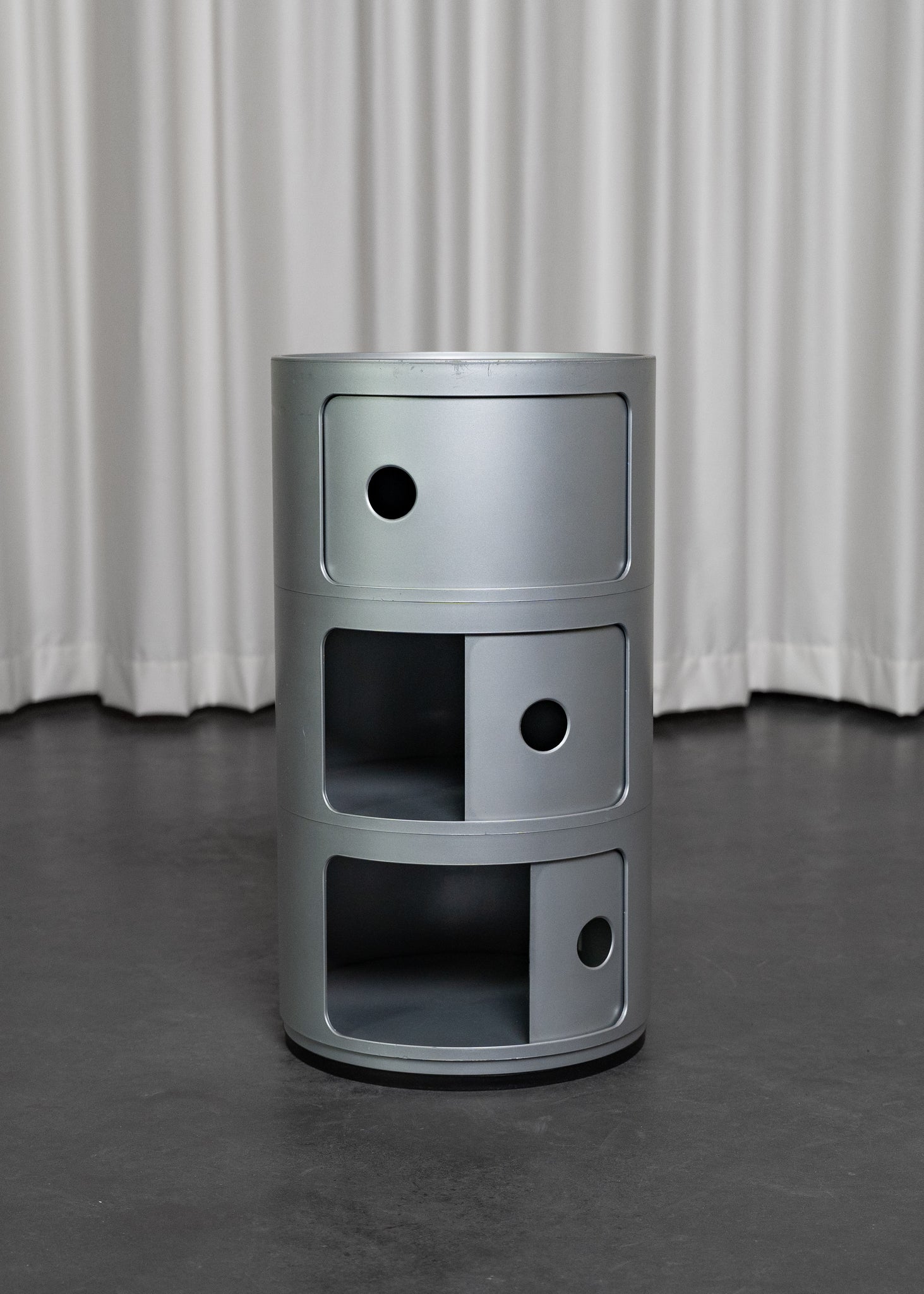 Componibili argenté par Anna Castelli Ferrieri pour Kartell, Italie, 1969