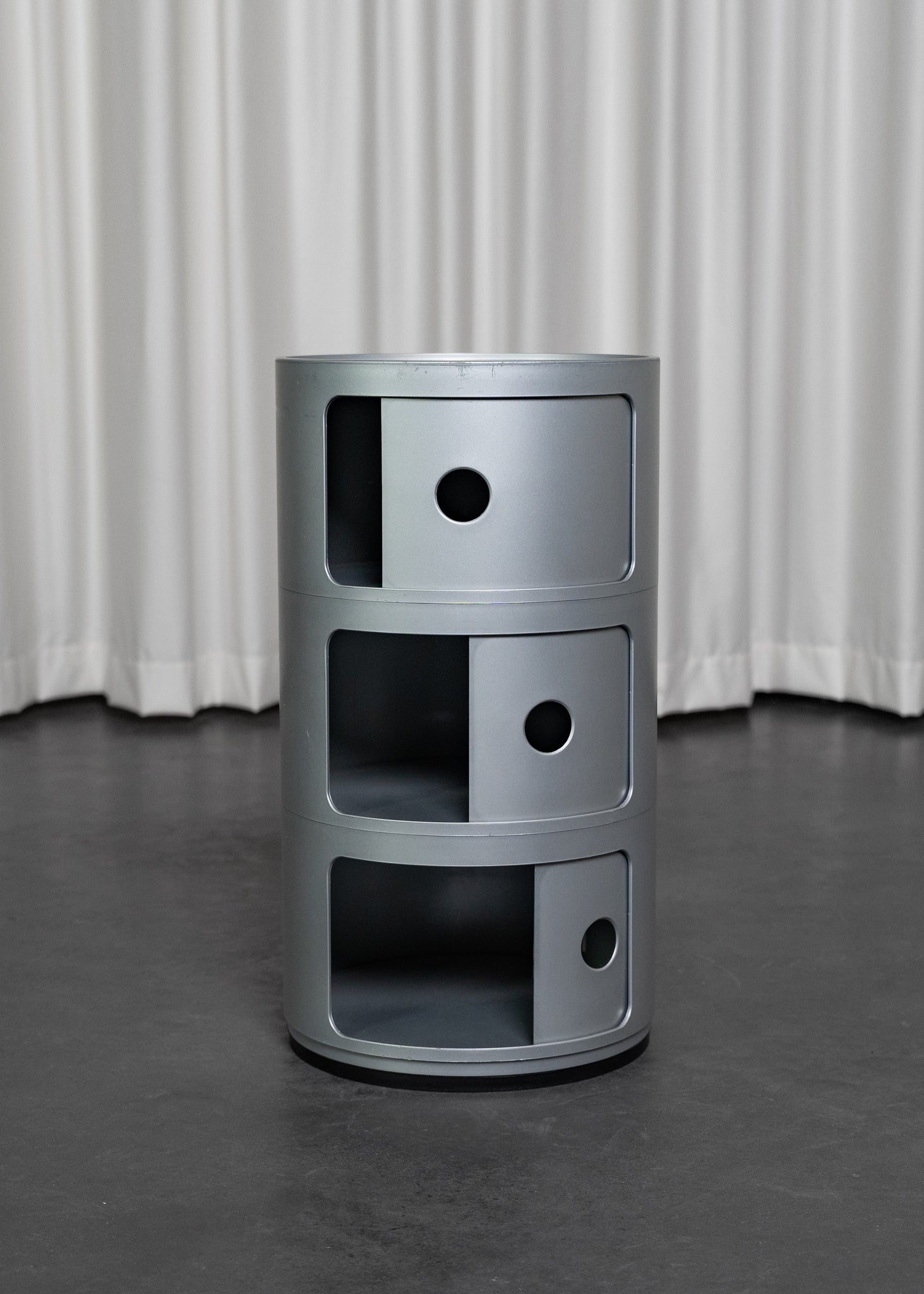 Componibili argenté par Anna Castelli Ferrieri pour Kartell, Italie, 1969