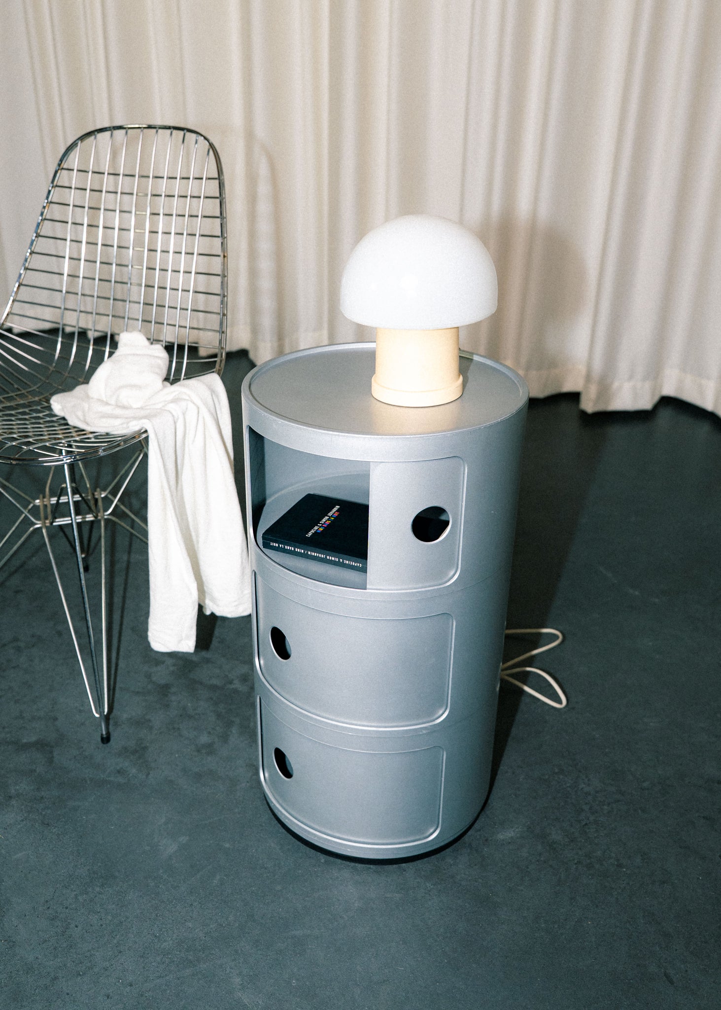 Componibili argenté par Anna Castelli Ferrieri pour Kartell, Italie, 1969