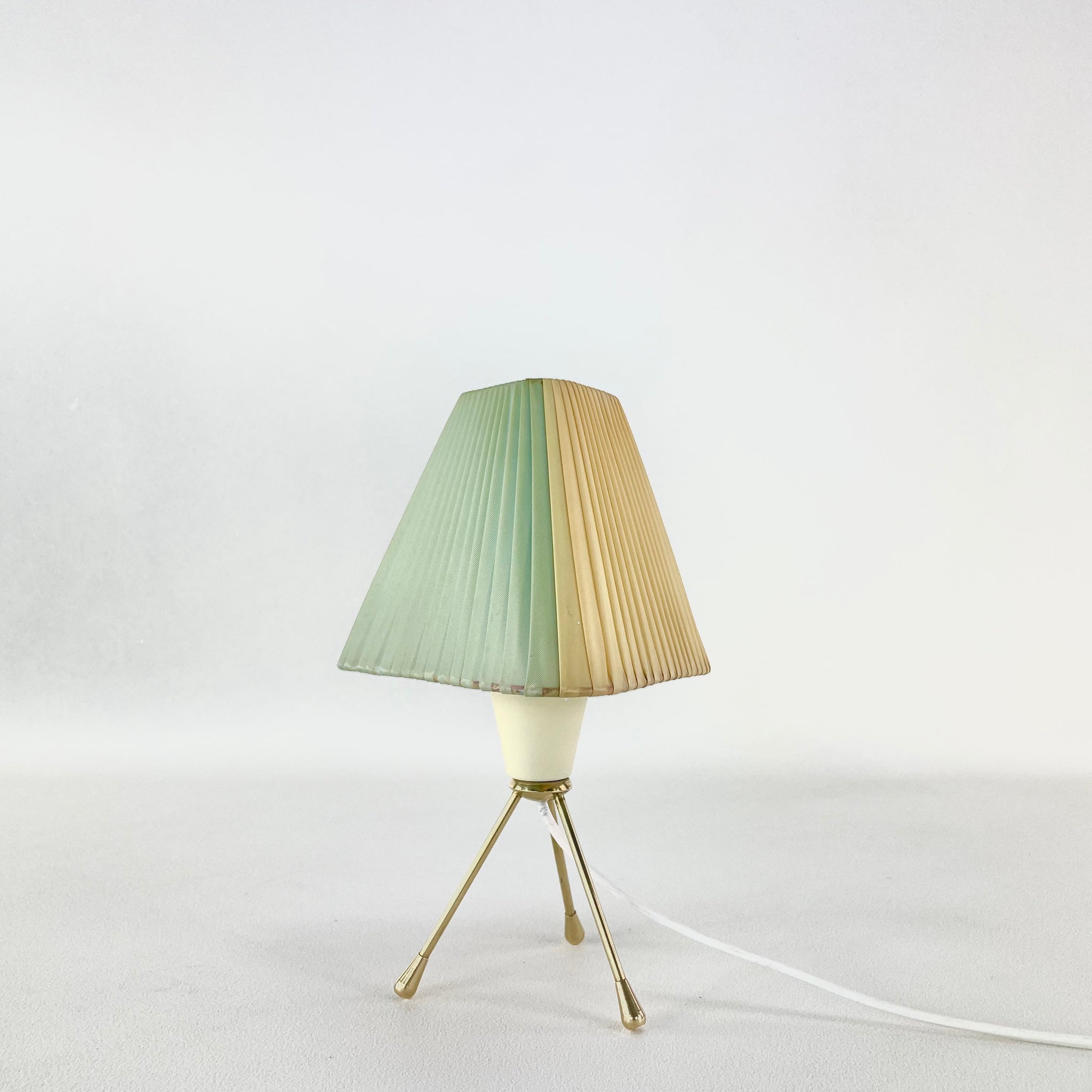 Lampe trépied rockabilly scoubidou, circa 1950