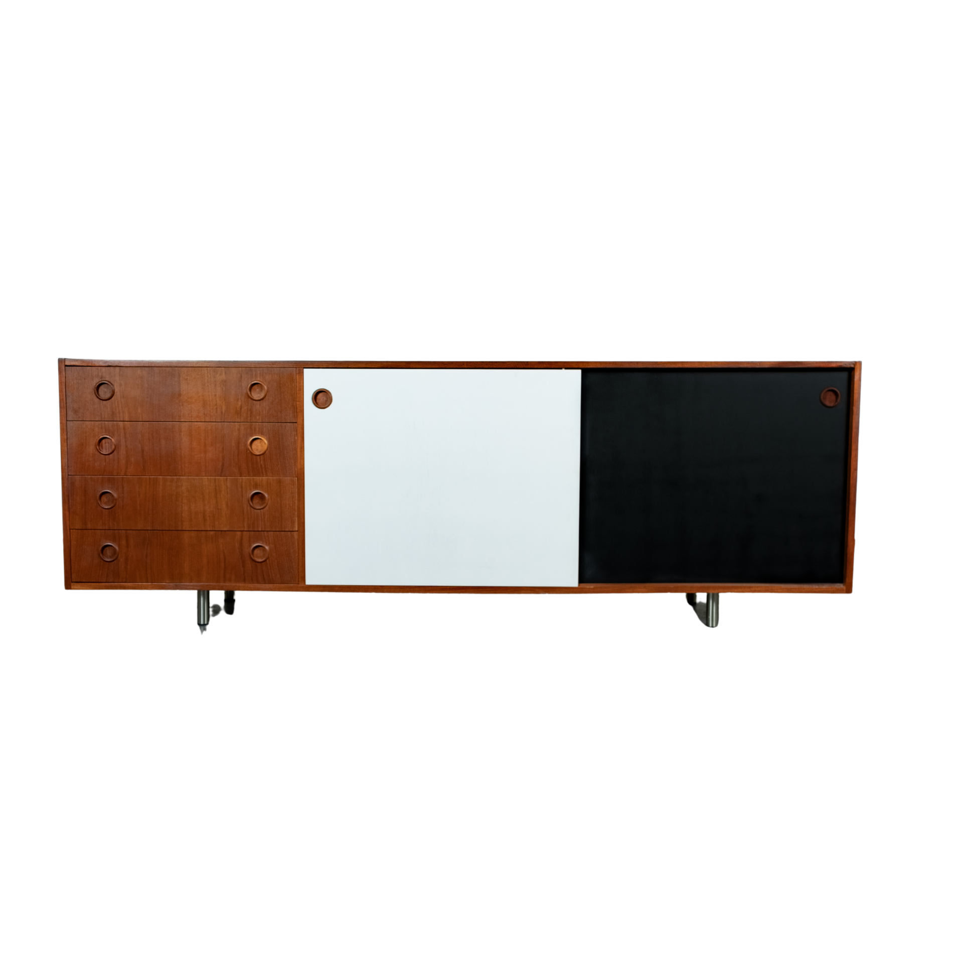Sideboard en teck par HW Klein pour Bramin, Danemark, 1960