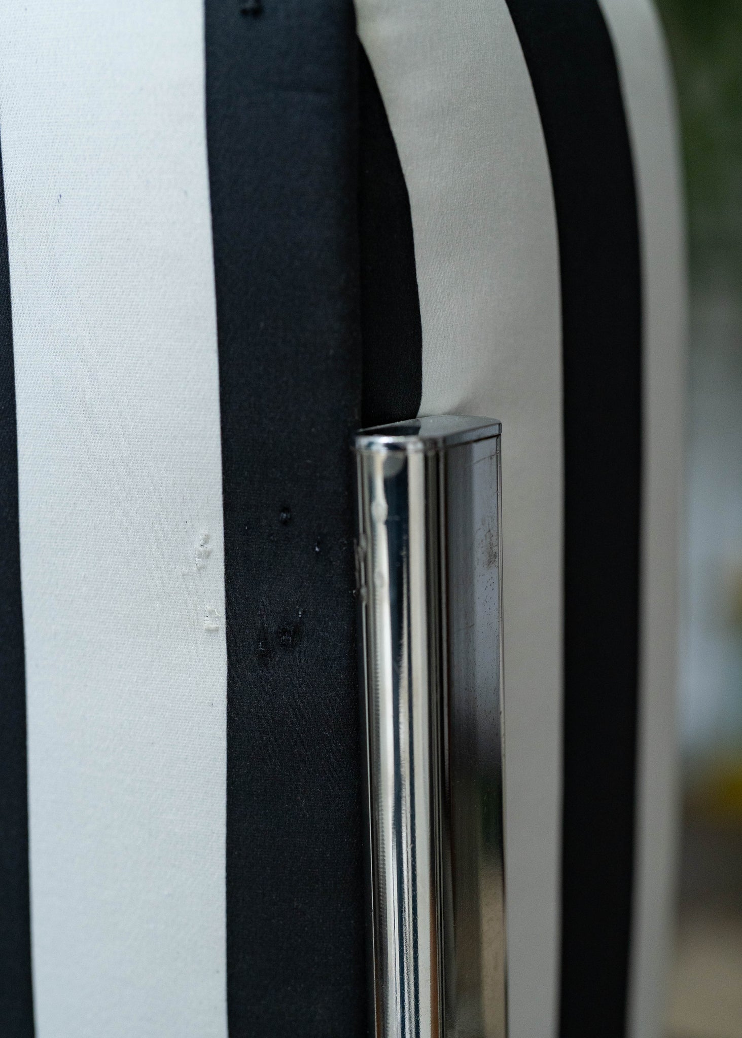 Couple de chauffeuses Seventie's stripe