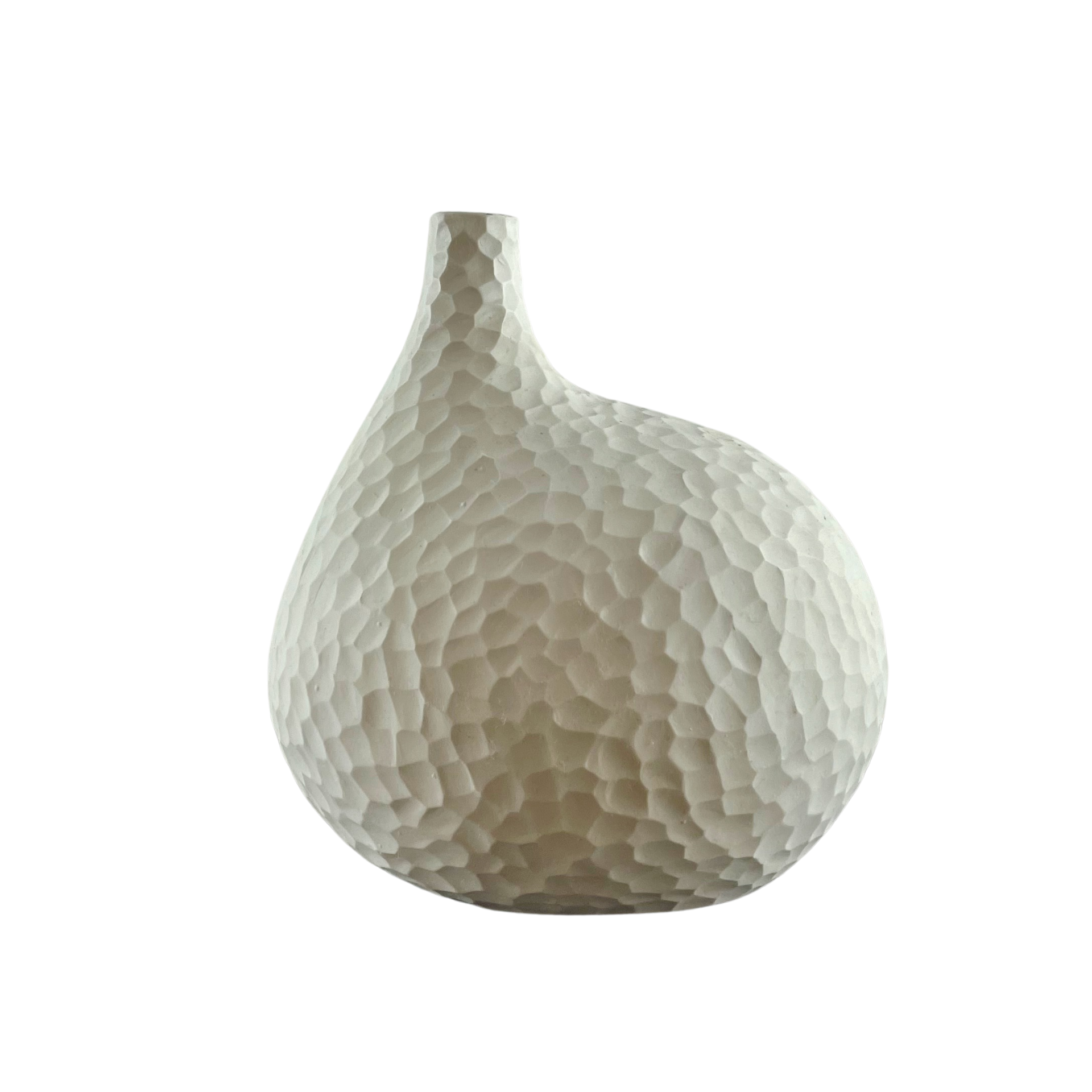 Vase en céramique martelée