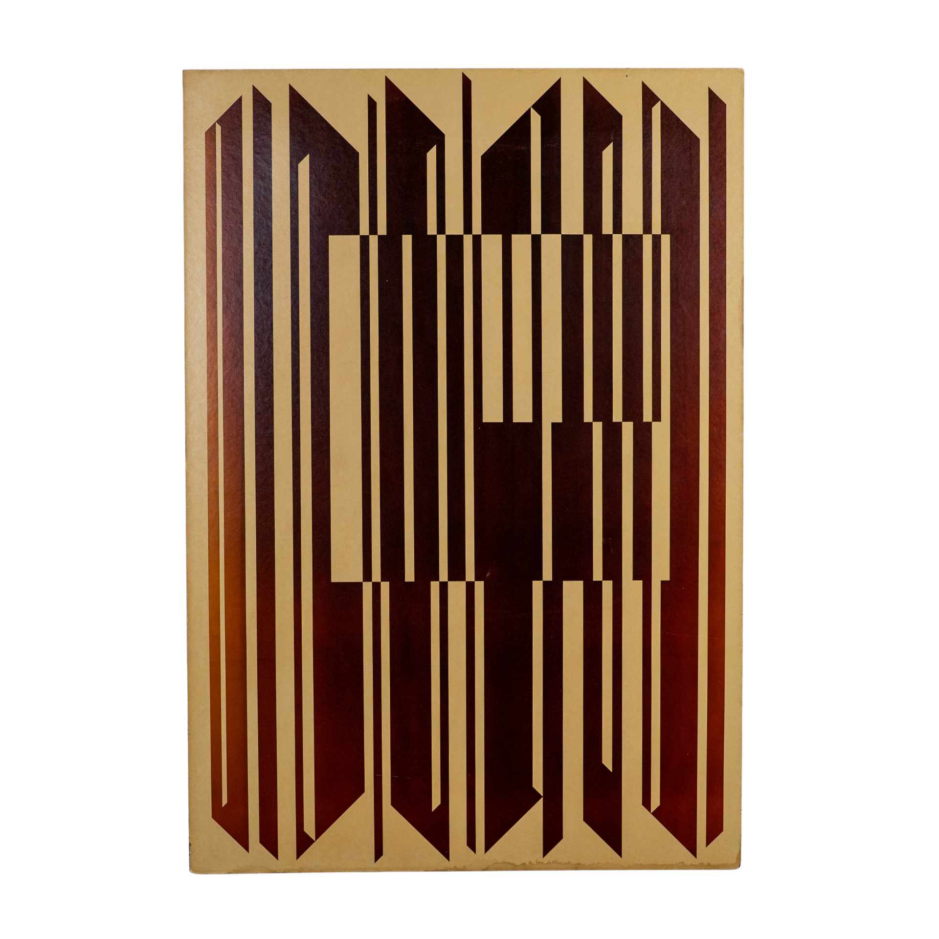 Reproduction de la sérigraphie "Harpe" par Victor Vasarely en 1982