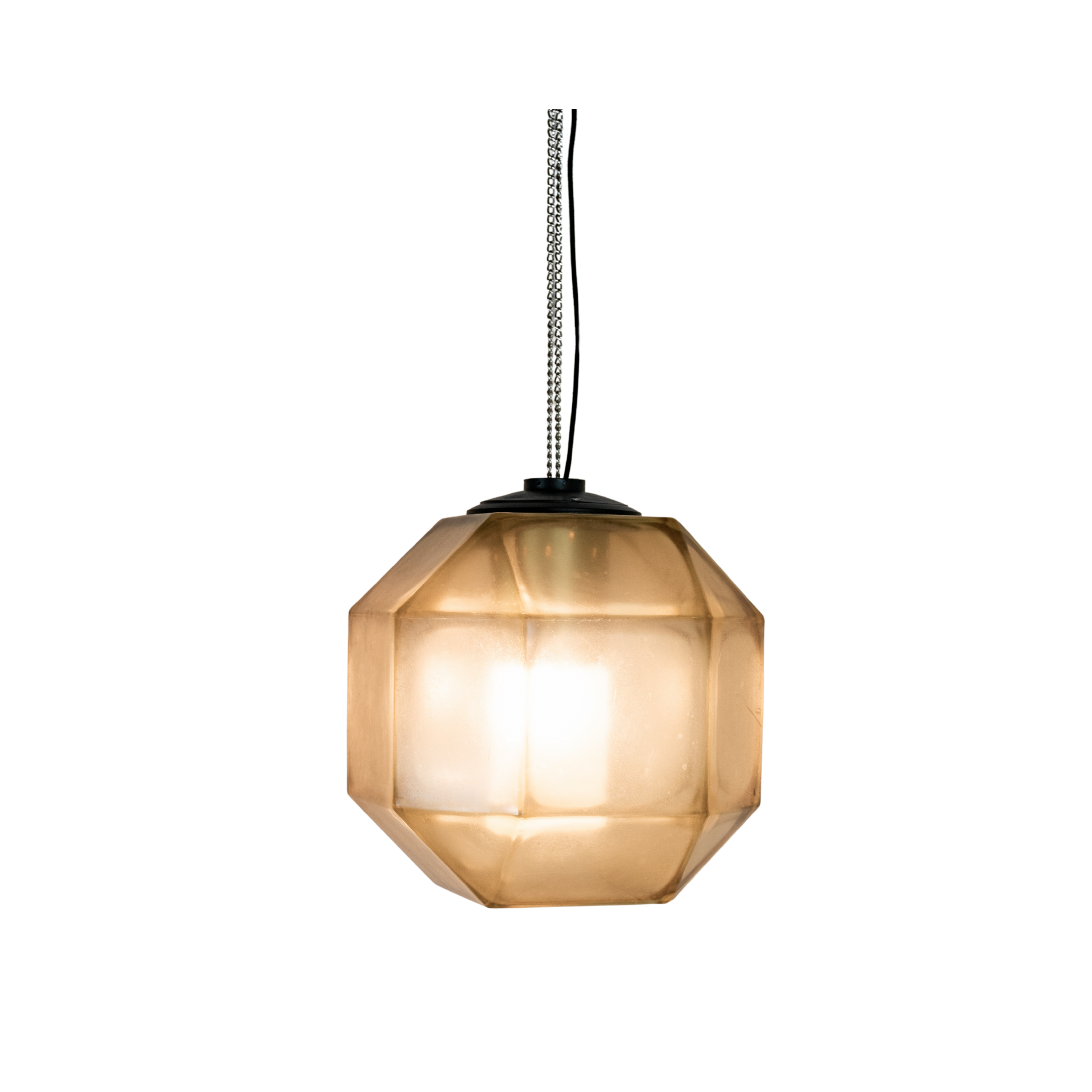 Suspension lumineuse industrielle en Plexiglass