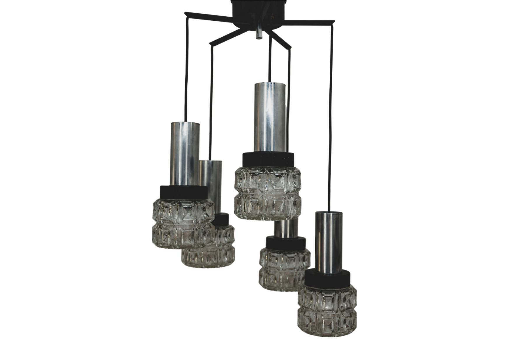 Lustre cascade 5 feux