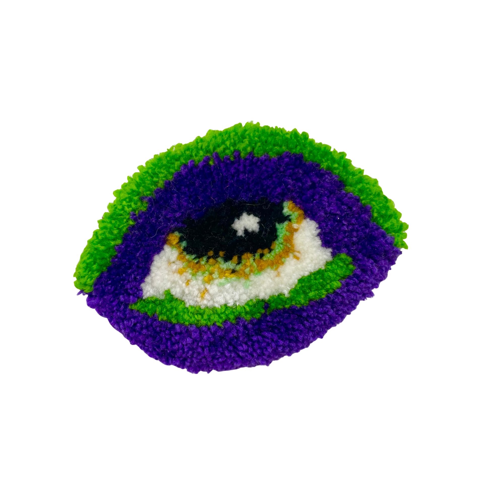 Oeil n°6, Bleu Noiir, tufting, 2023