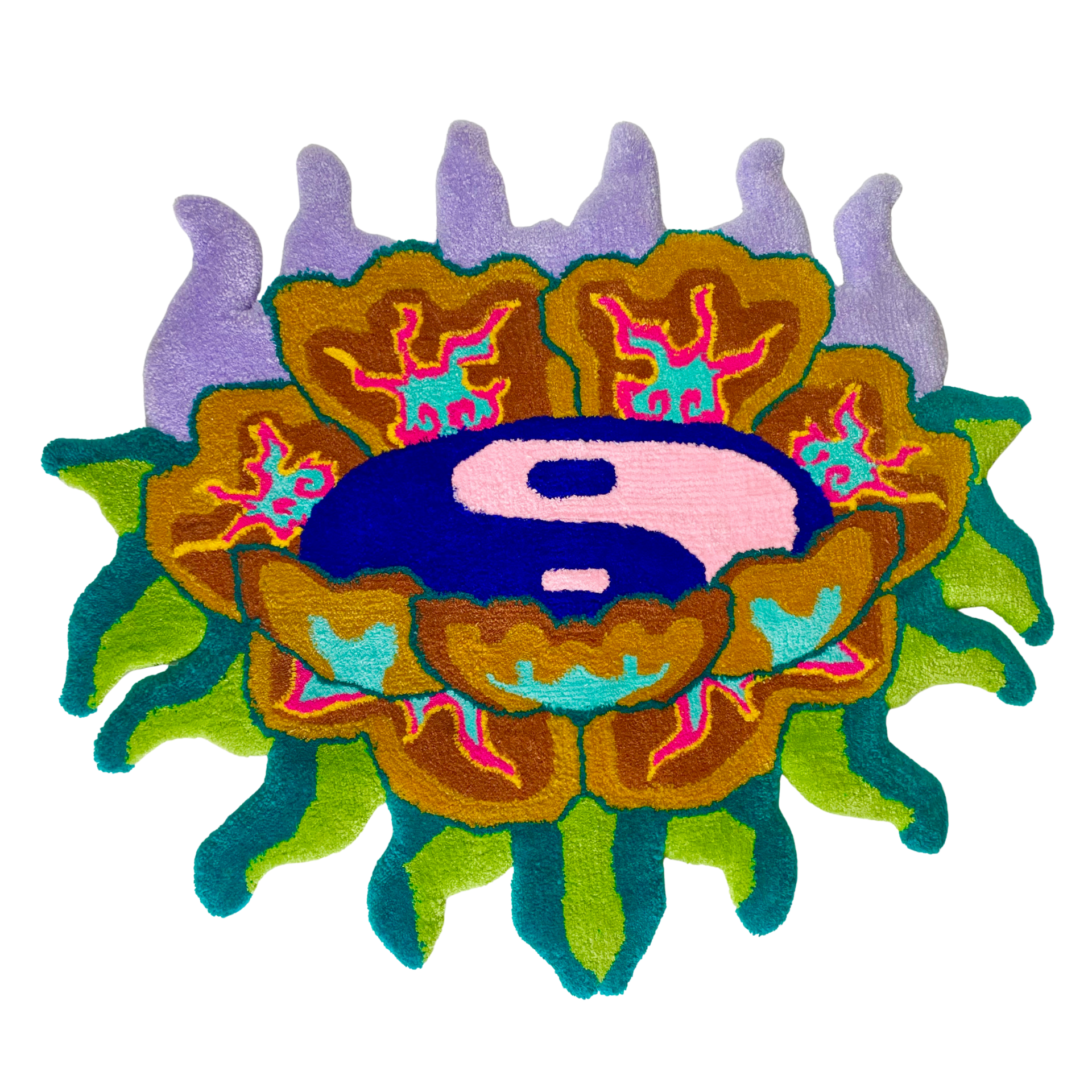 Tchang Tseu, Bleu Noiir, tufting, 2023