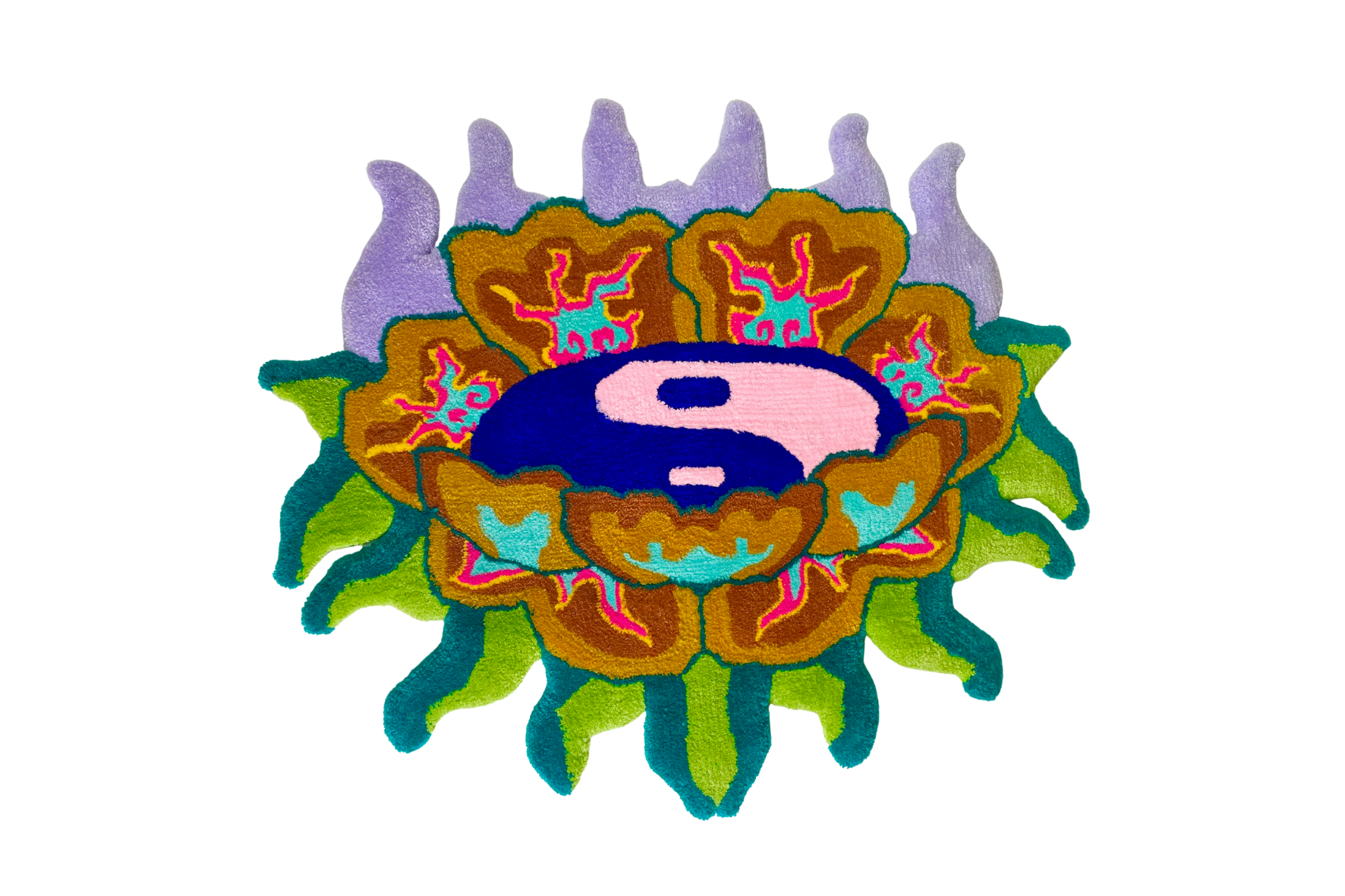 Tchang Tseu, Bleu Noiir, tufting, 2023