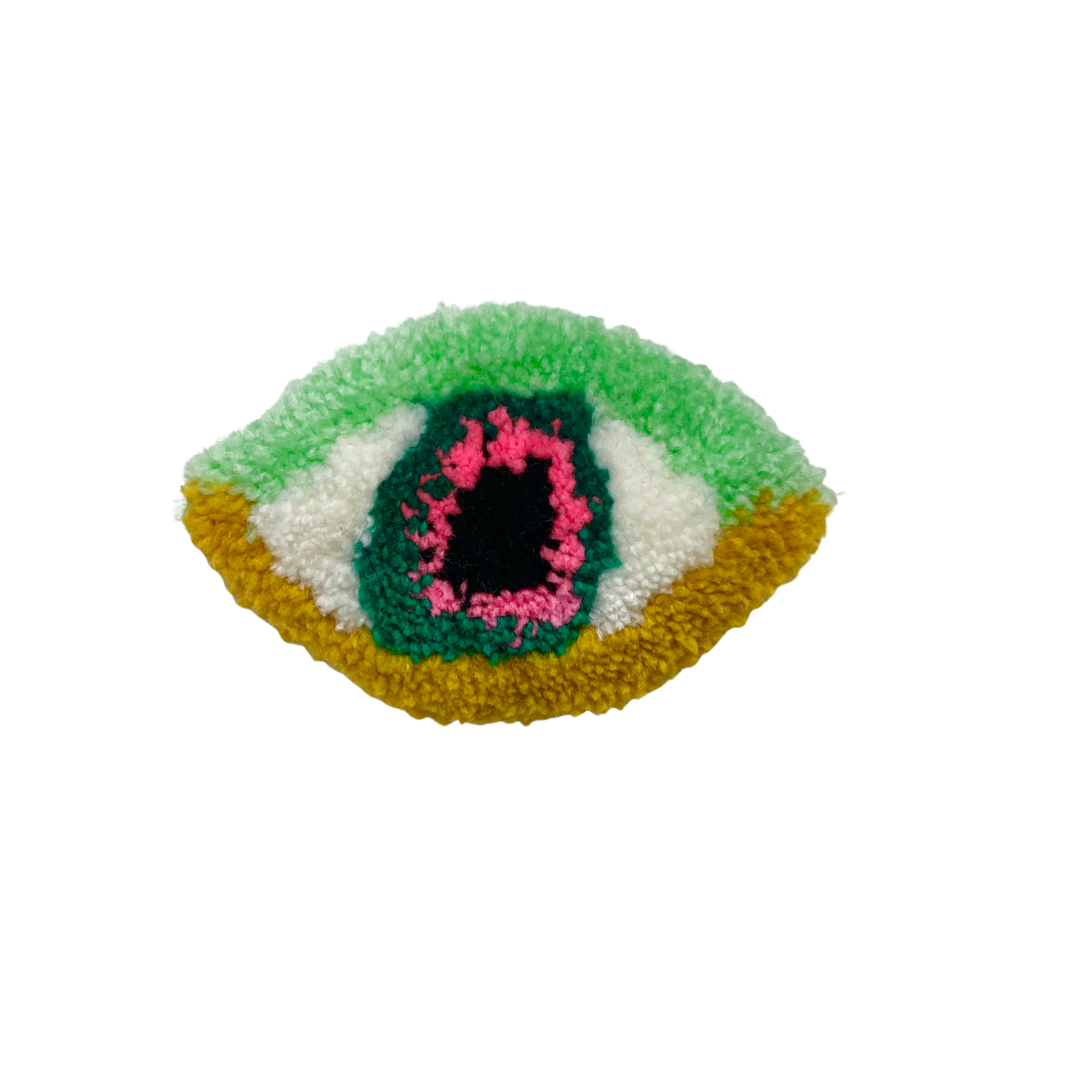 Oeil n°5, Bleu Noiir, tufting, 2023
