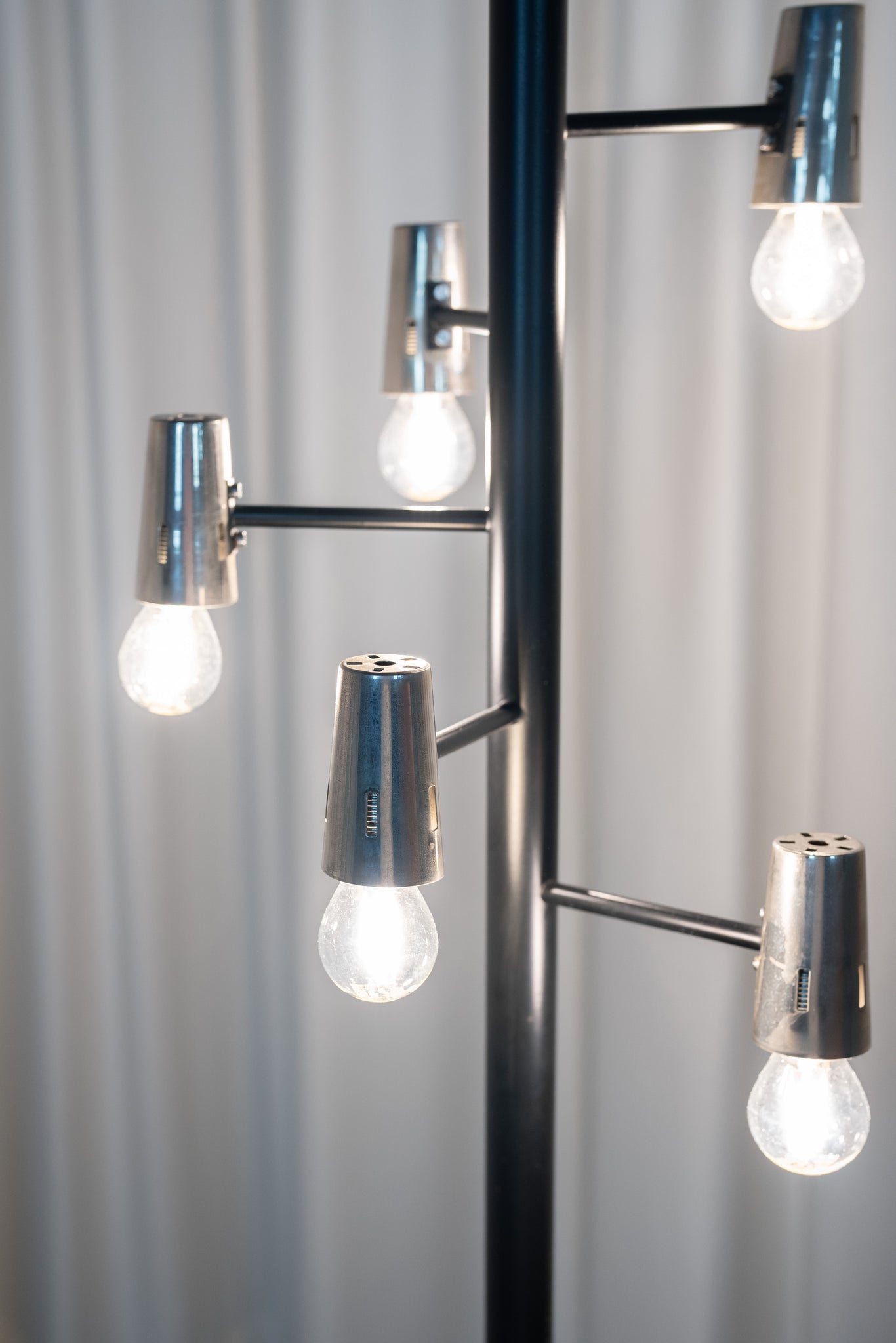 Lampe sur pied 5 feux vintage