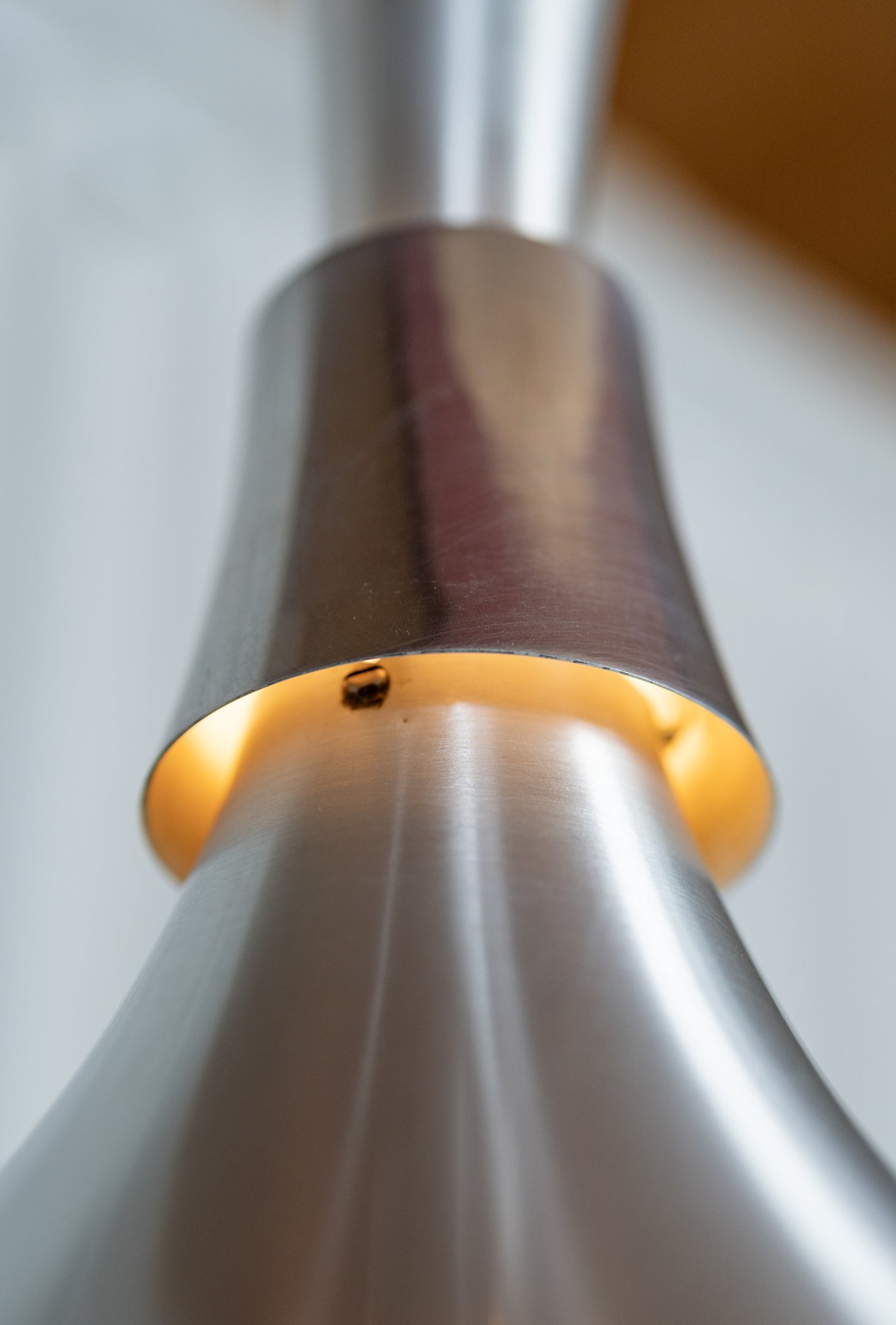 Suspension aluminium par Ben Nordsted pour Lyskaer Belysning, Danemark, 1970