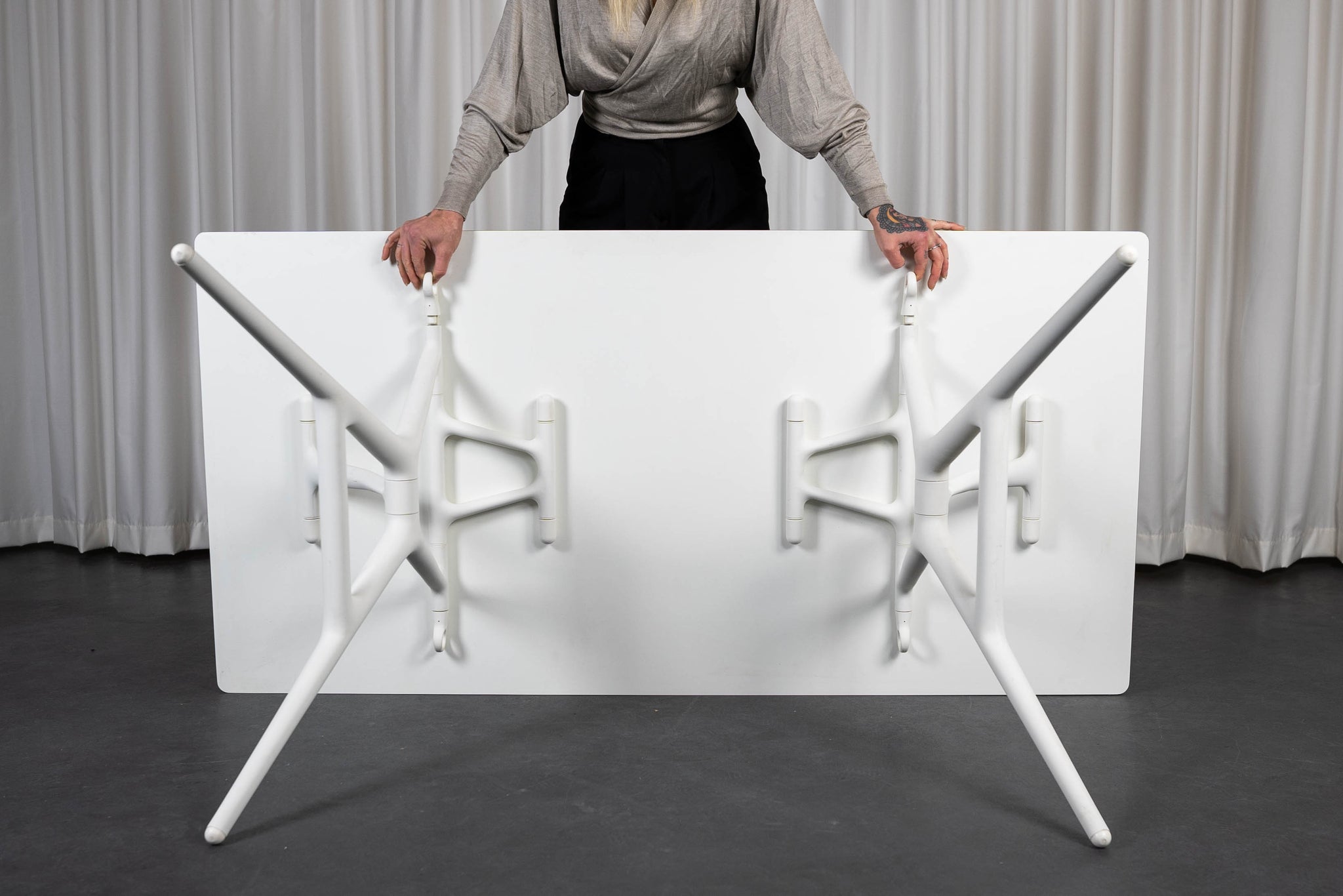 Spoon Table Table de bureau par Antonio Citterio pour Kartell