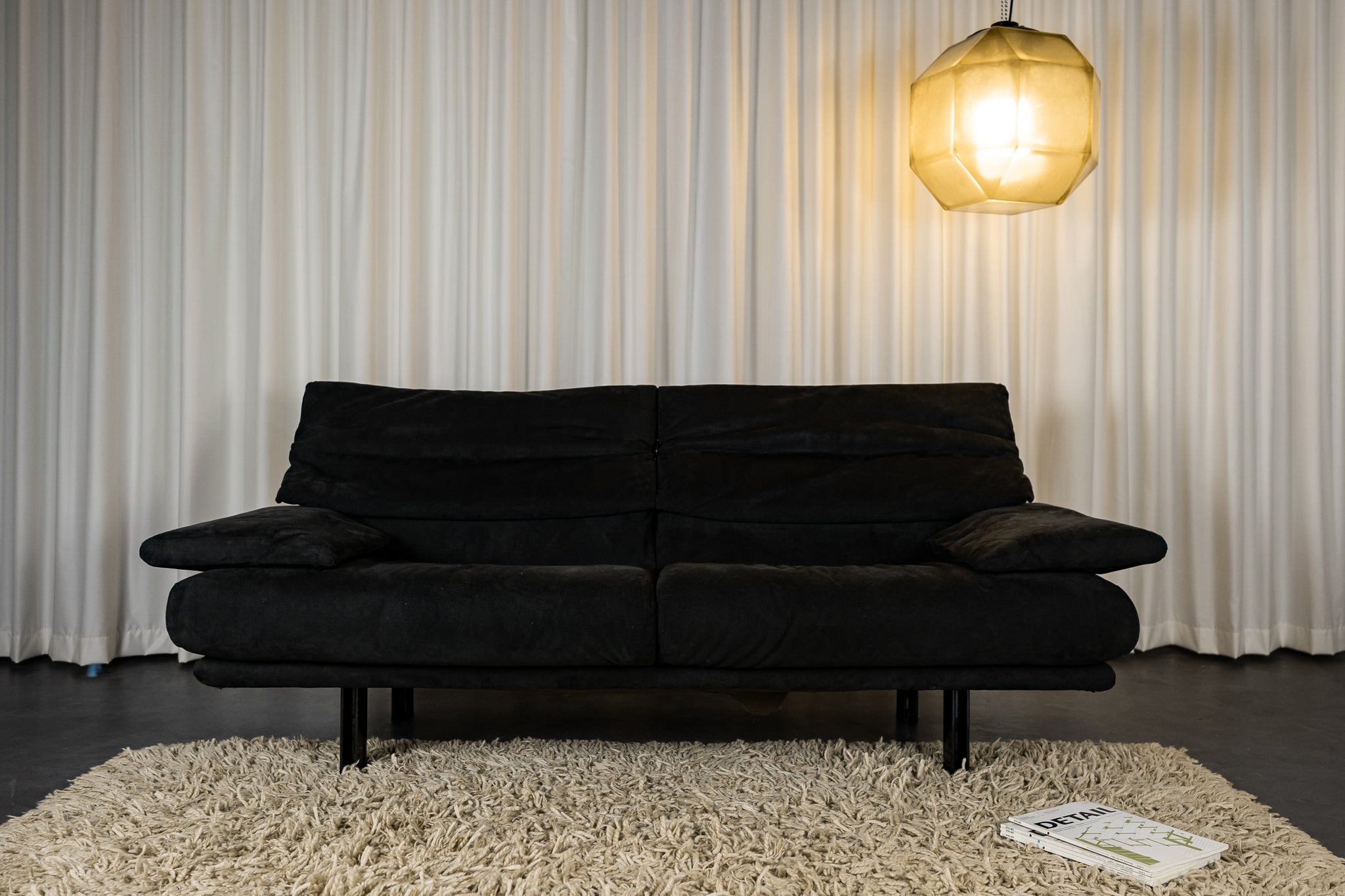 Suspension lumineuse industrielle en Plexiglass