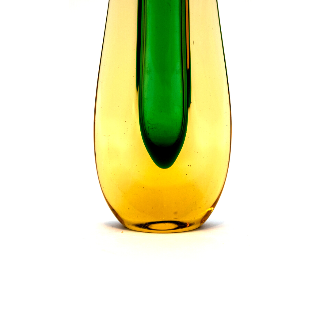 Soliflore en verre de Murano par Flavio Poli, Italie, 1970