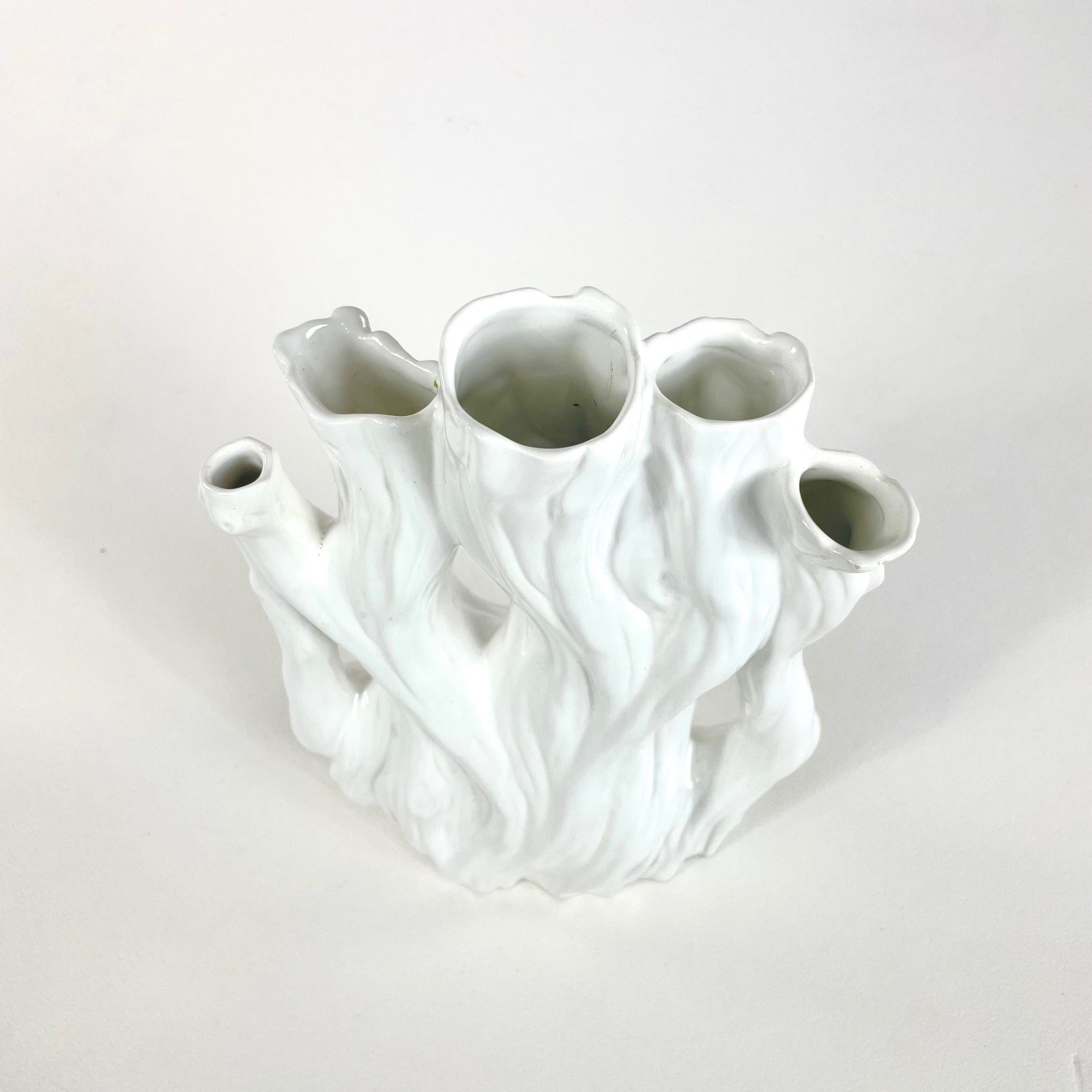 Vase corail en céramique